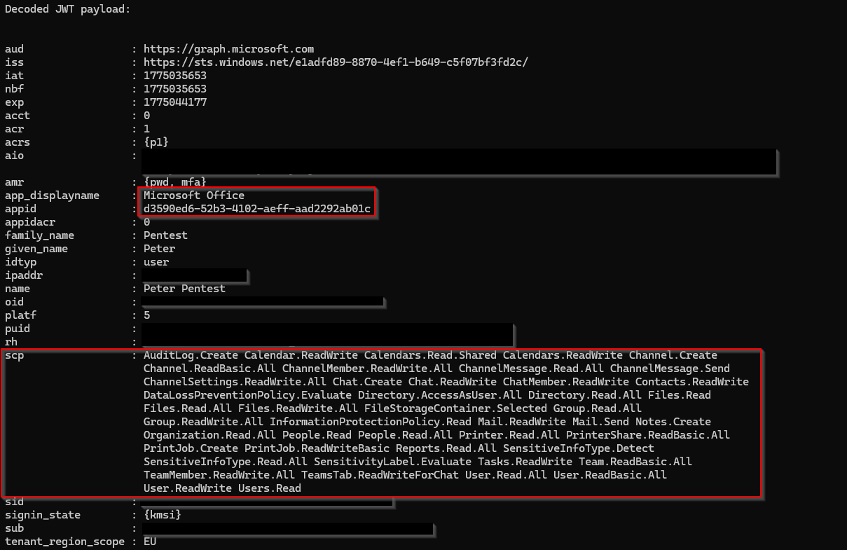screenshot MS-Office-Graphrunner